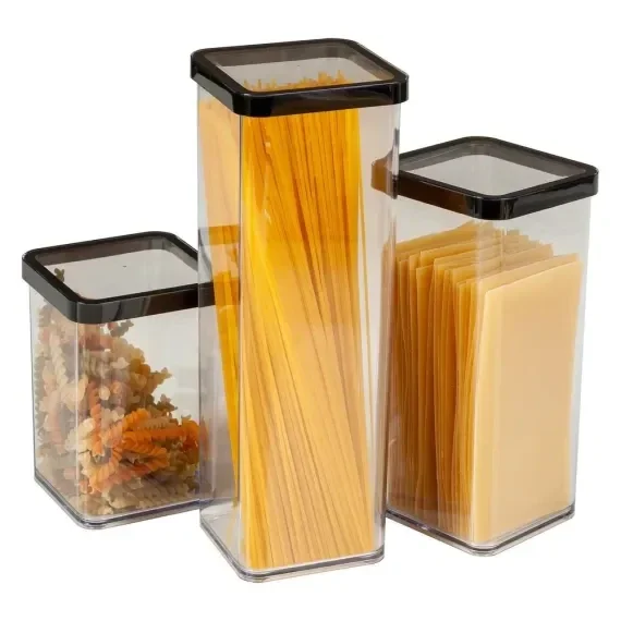 Recipient LOFT pentru Alimente – 1 Litru | Organizare Modernă și Vizibilitate Totală