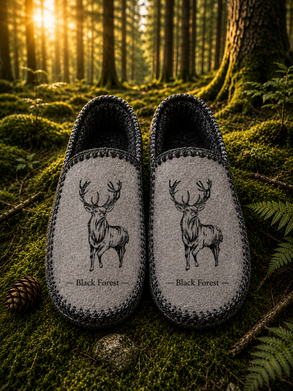 Vorbestellung : unser Motiv Black Forest Espandrilles