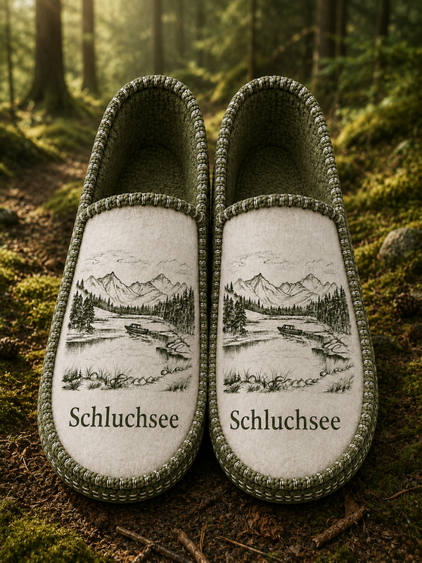 Vorbestellung : unser Motiv Schluchsee Espandrilles