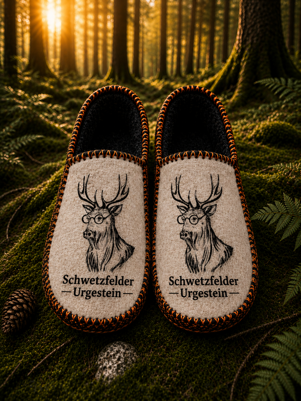 Vorbestellung : unser Motiv:  Schwarzwälder Urgestein Espandrilles