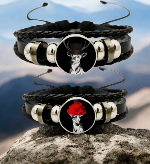 Leder-Armbänder mit Schwarzwald-Motiven – Tradition zum Tragen