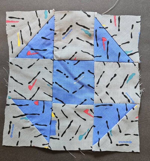 Shoofly 10"x10" Unframed Quilting Square