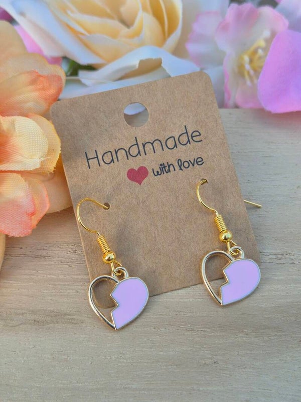 Crochet coeur demi rempli