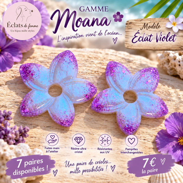 PAMPILLES MOANA ÉCLAT VIOLET