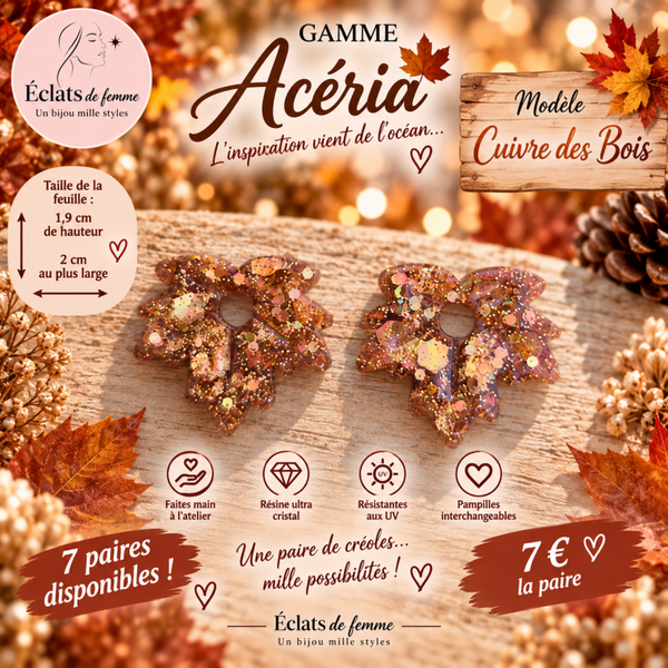 PAMPILLES ACÉRIA  MODÈLE CUIVRE DES BOIS