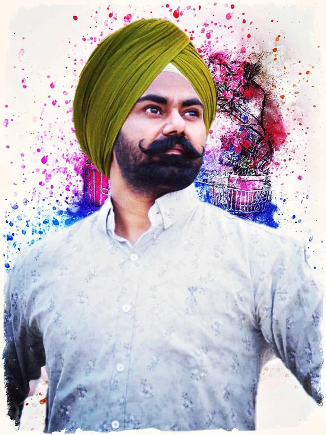 Harry Dhaliwal portrait — editorial style