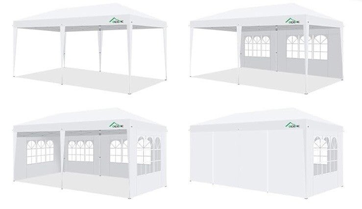 10'X20' White Pop Up Tent