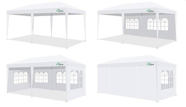 10'X20' White Pop Up Tent
