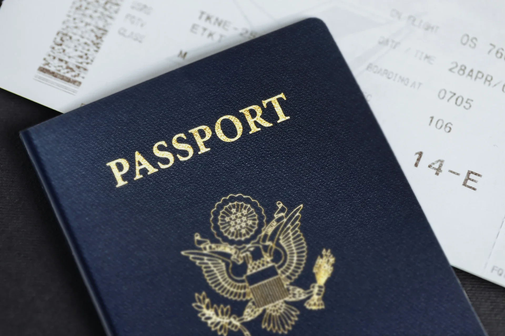 passport & boarding pass