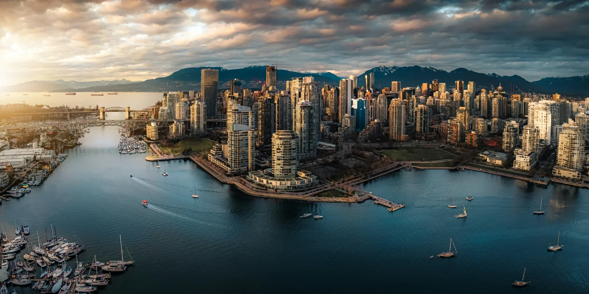 Downtown cityscape of Canada