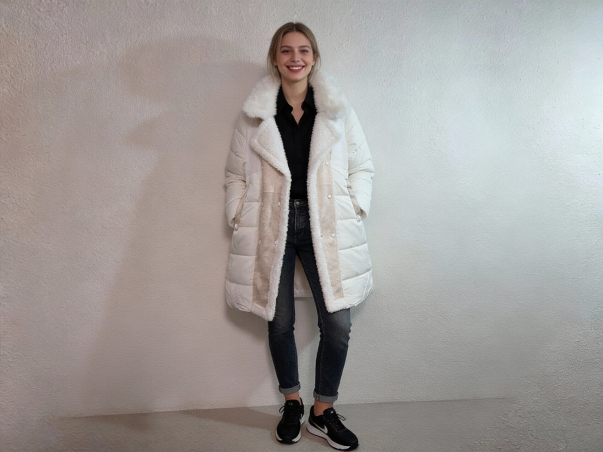 Jack gewatteerd | wit