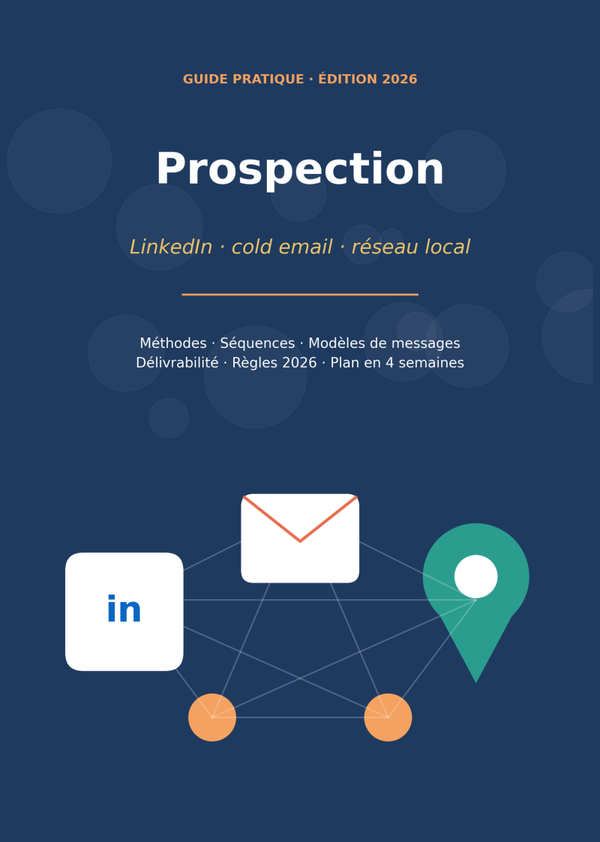 Prospection : LinkedIn, cold email et réseau local
