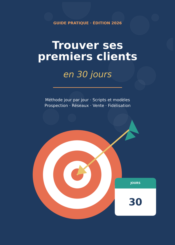Trouver ses premiers clients en 30 jours Méthode jour par jour, scripts et modèles