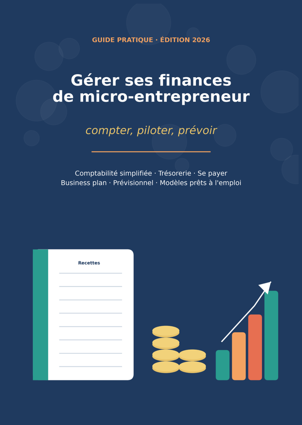 Gérer ses finances de micro-entrepreneur Comptabilité simplifiée, trésorerie, rémunération, business plan et prévisionnel. Édition 2026