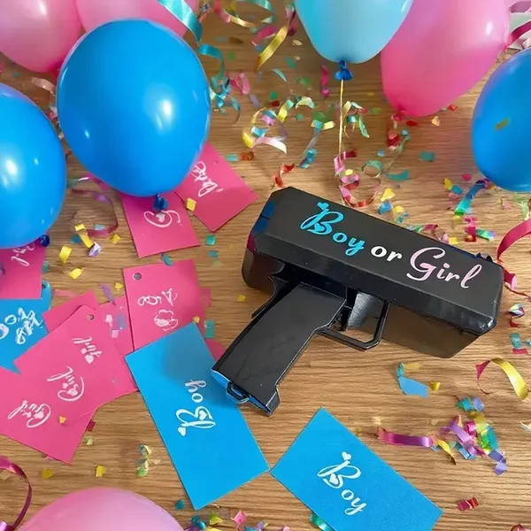 Pistool geslacht onthulling incl 50 kaarten Girl en 50kaarten boy