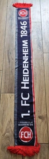 1.FC Heidenheim Fan Schal Mit Fransen  ⚽⚽⚽⚽