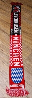 Bayer 04 Leverkusen & Bayern München Fanschal mit Fransen Spieltagsschal...
