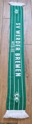 SV Werder Bremen Fanschal mit Fransen "Mitgliedsschal Gestreift " ⚽️⚽️⚽️⚽️