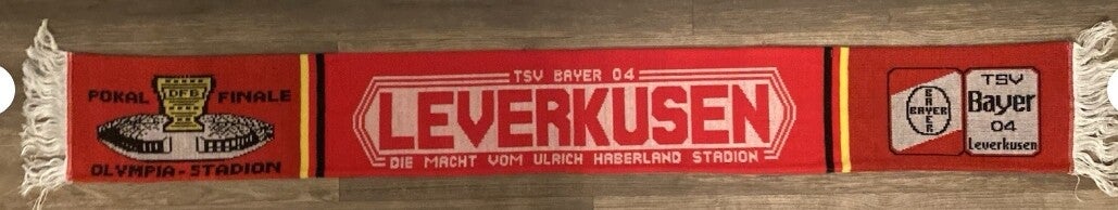 TSV Bayer 04 Leverkusen Fan Schal ⚽️ Bayer 04 ⚽️ Bayer Logo Oldscool 🧣⚽️🧣