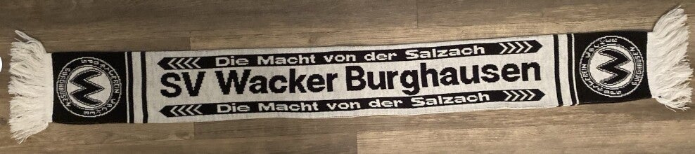 SV Wacker Burghausen Fan Schal ⚽️ Die Macht Von Der Salzach ⚽️ 🧣⚽️🧣