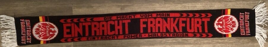 Eintracht Frankfurt Fan Schal ⚽️ Die Macht Vom Main ⚽️ Eintracht Power 🧣⚽️🧣