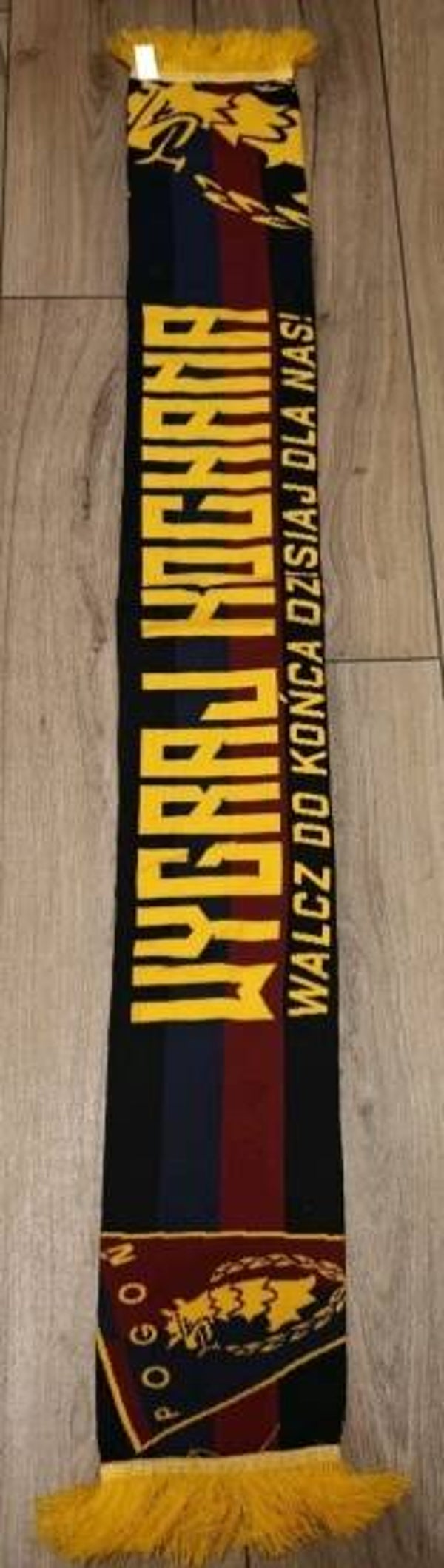 Pogoń Stettin Fan Schal Mit Fransen Zustand Top Flauschig ⚽⚽⚽⚽