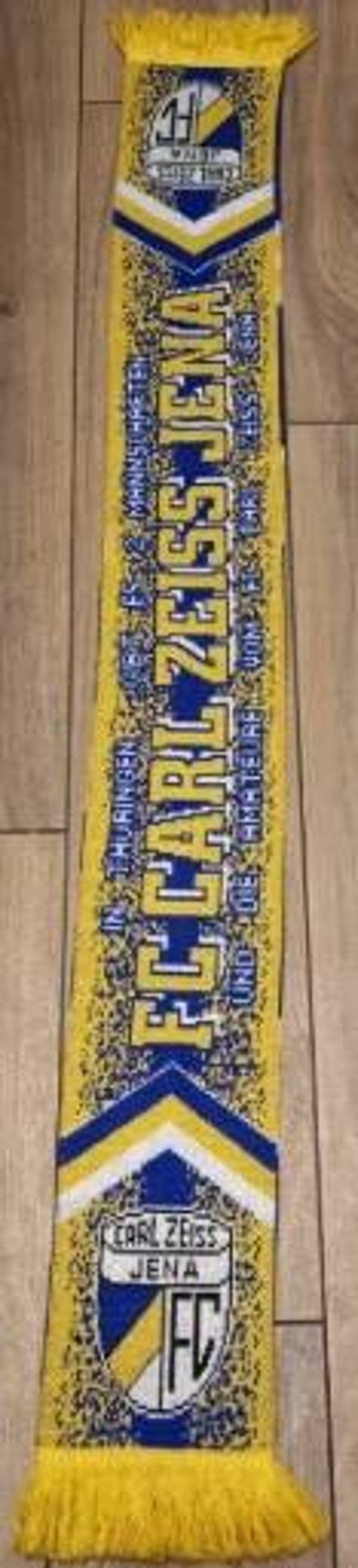 FC Carl Zeiss Jena Fan Schal Mit Fransen "Der Zukunft Verpflichtet " ⚽⚽⚽