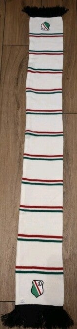 Legia Warschau Fan Schal Mit Fransen "Blockschal " ⚽⚽⚽