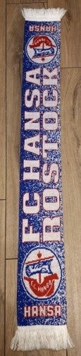 FC Hansa Rostock Fan Schal Mit Fransen Zustand Top ⚽⚽⚽⚽