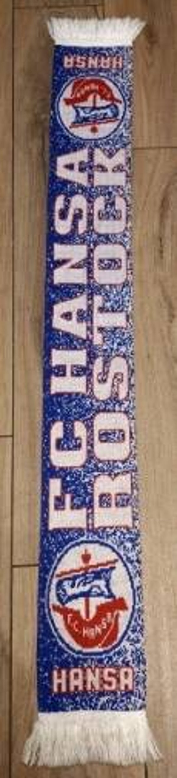 FC Hansa Rostock Fan Schal Mit Fransen Zustand Top ⚽⚽⚽⚽