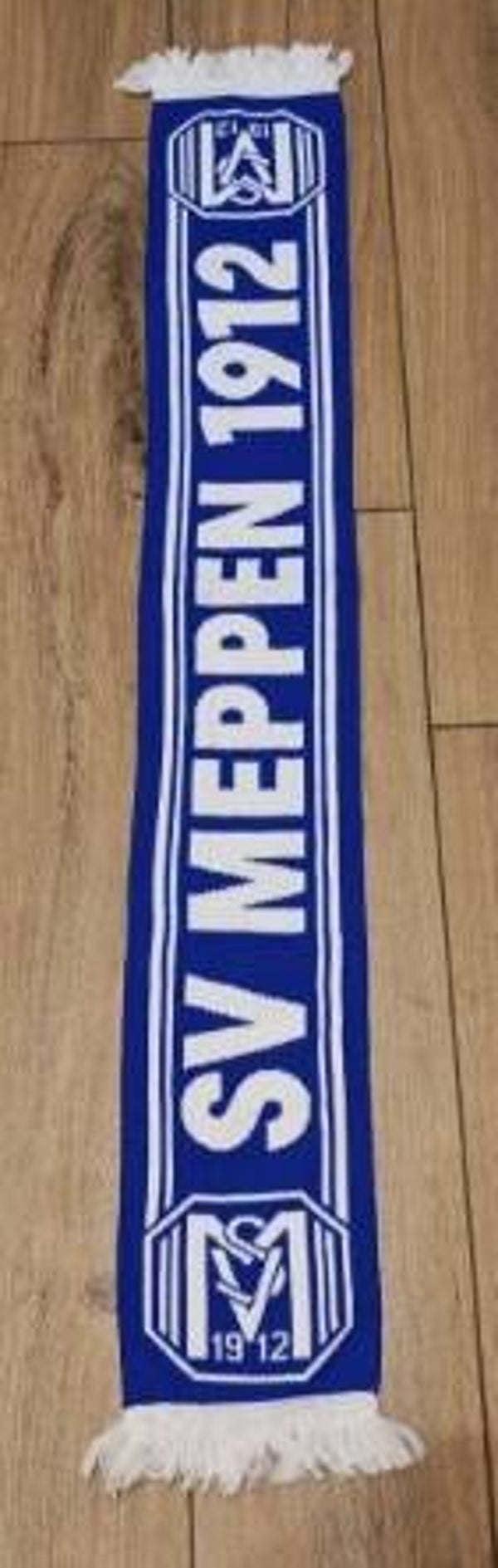 SV Meppen 1912 Fan Schal Mit Fransen " NDSVM " Zustand Neuwertig ⚽⚽⚽⚽