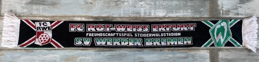 FC Rot - Weiss Erfurt vs. SV Werder Bremen Fan Schal ⚽️ Freundschaftsschal ⚽️