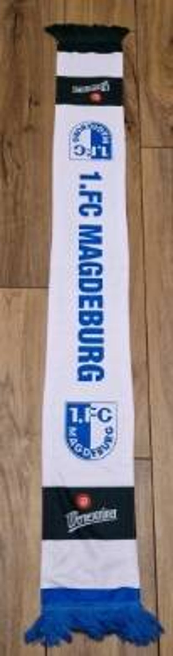1.FC Magdeburg Fanschal mit Fransen Polyester "Wernesgrüner "⚽️⚽️⚽️⚽️