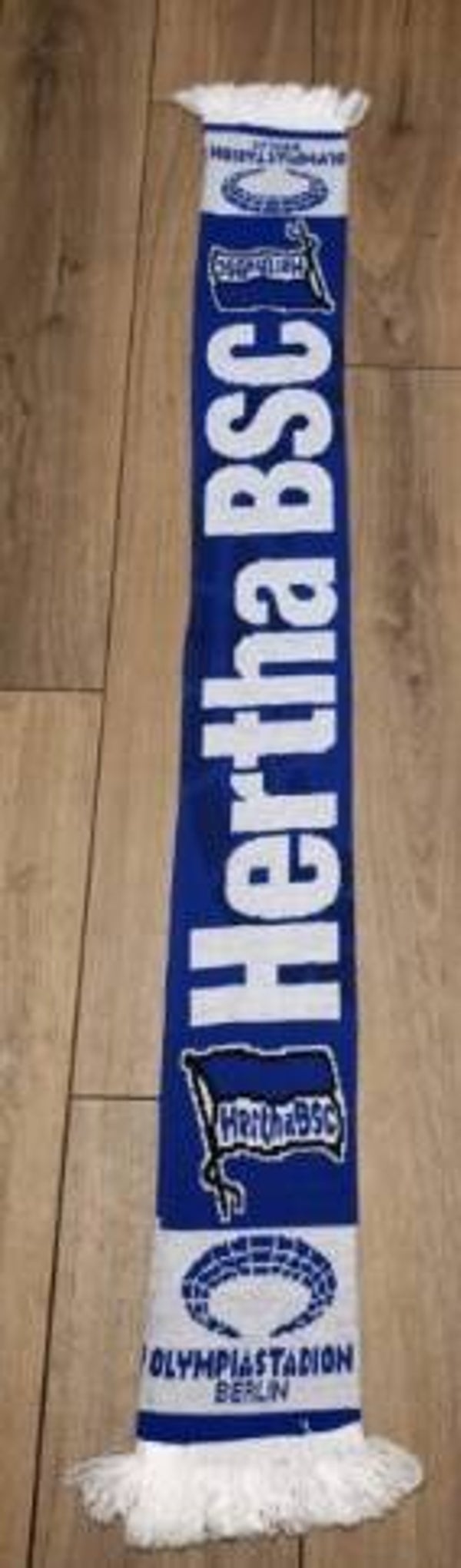 Hertha Bsc Fan Schal Mit Fransen " Olympiastadion " ⚽⚽⚽