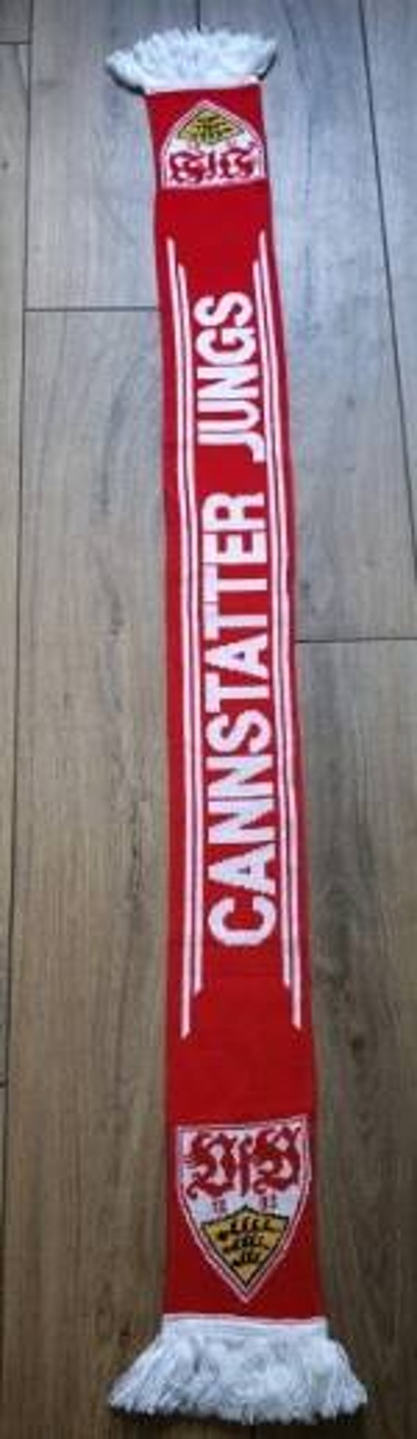 VfB Stuttgart Fan Schal Mit Fransen "Cannstatter Jungs " ⚽⚽⚽⚽