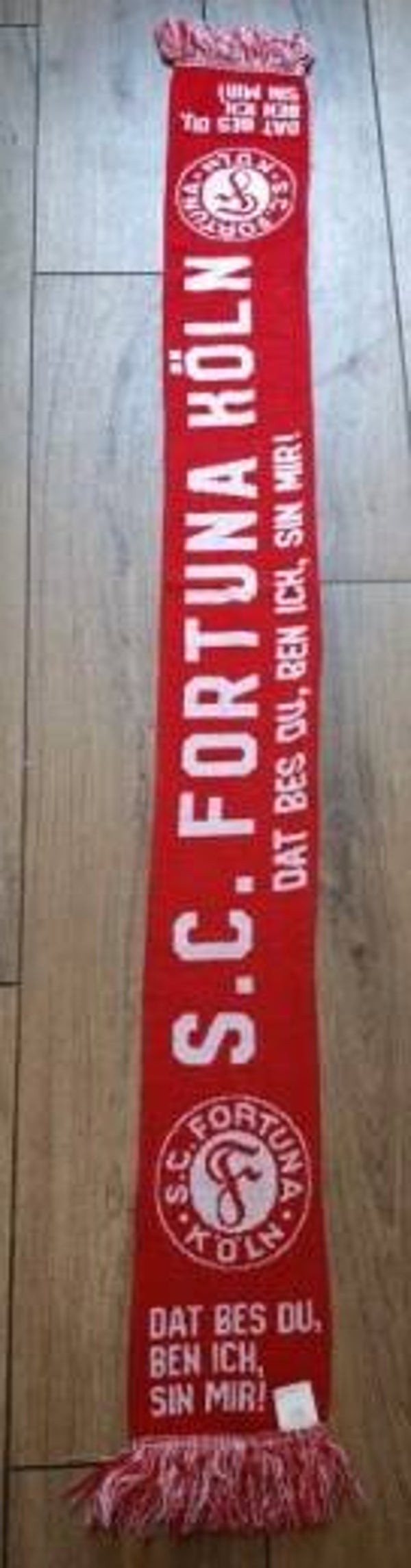 SC Fortuna Köln Fan Schal Mit Fransen 3.Liga ⚽⚽⚽⚽