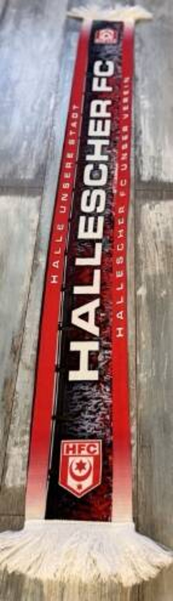 Hallescher FC Fan Schal ⚽️ Halle Unsere Stadt ⚽️ HFC Unser Verein ⚽️...