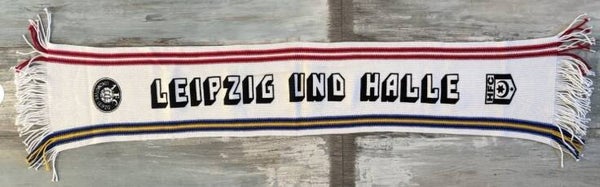 1 FC Lokomotive Leipzig Fan Schal ⚽️ Hallescher FC ⚽️ Siebdruck ⚽️ Lok...