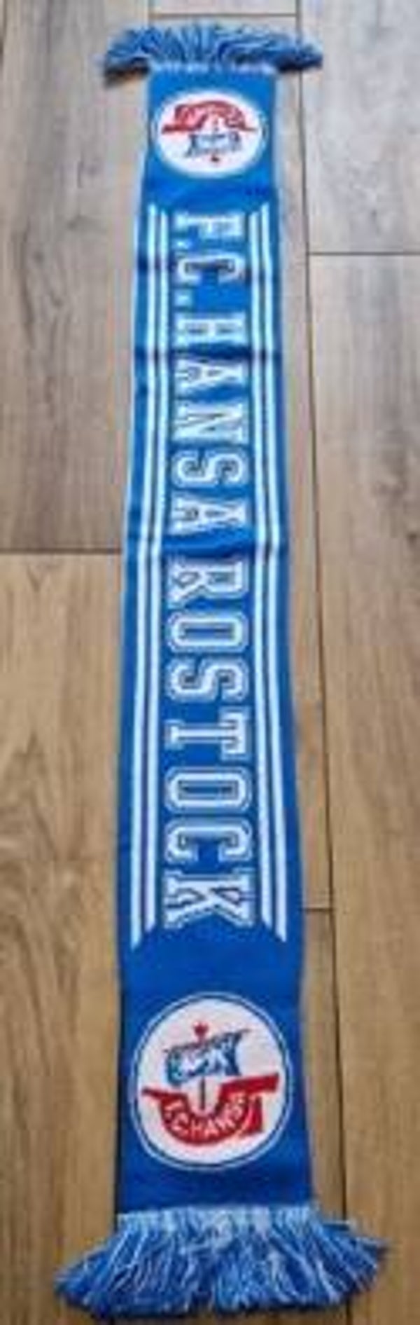 FC Hansa Rostock Fanschal mit Fransen Zustand wie Neu ⚽️⚽️⚽️⚽️