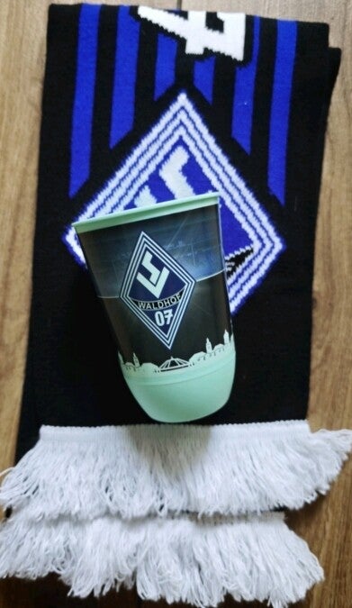 SV Waldhof Mannheim Fan Schal + Trinkbecher ⚽⚽⚽⚽