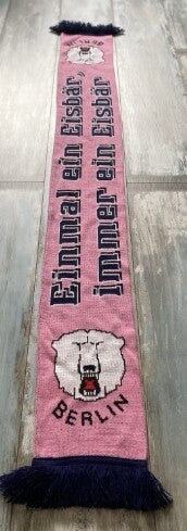 EHC Eisbären Berlin Fan Schal 🏒 Einmal Eisbär, Immer Eisbär 🏒