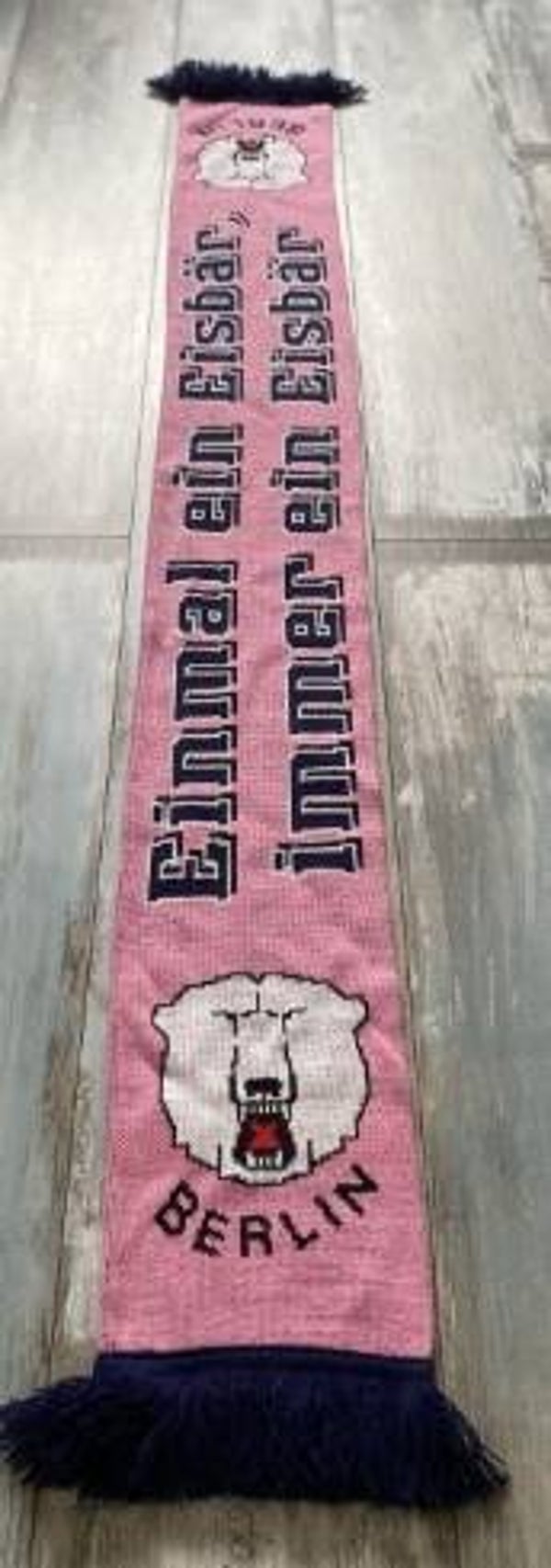 EHC Eisbären Berlin Fan Schal 🏒 Einmal Eisbär, Immer Eisbär 🏒