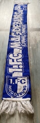 1. FC Magdeburg Fan Schal ⚽️ FCM ⚽️ Breitschal ⚽️ Einmal FCM Immer FCM ⚽️