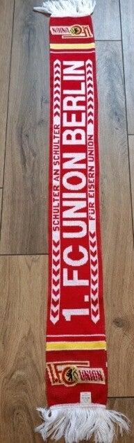 1.FC Union Fan Schal Mit Fransen "WALDSEITE ULTRAS , FANSZENE ⚽⚽⚽⚽