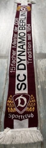 SC Dynamo Berlin Fan Schal  ⚽️ DDR Sportclub 🏒 1954 - 1991   BFC