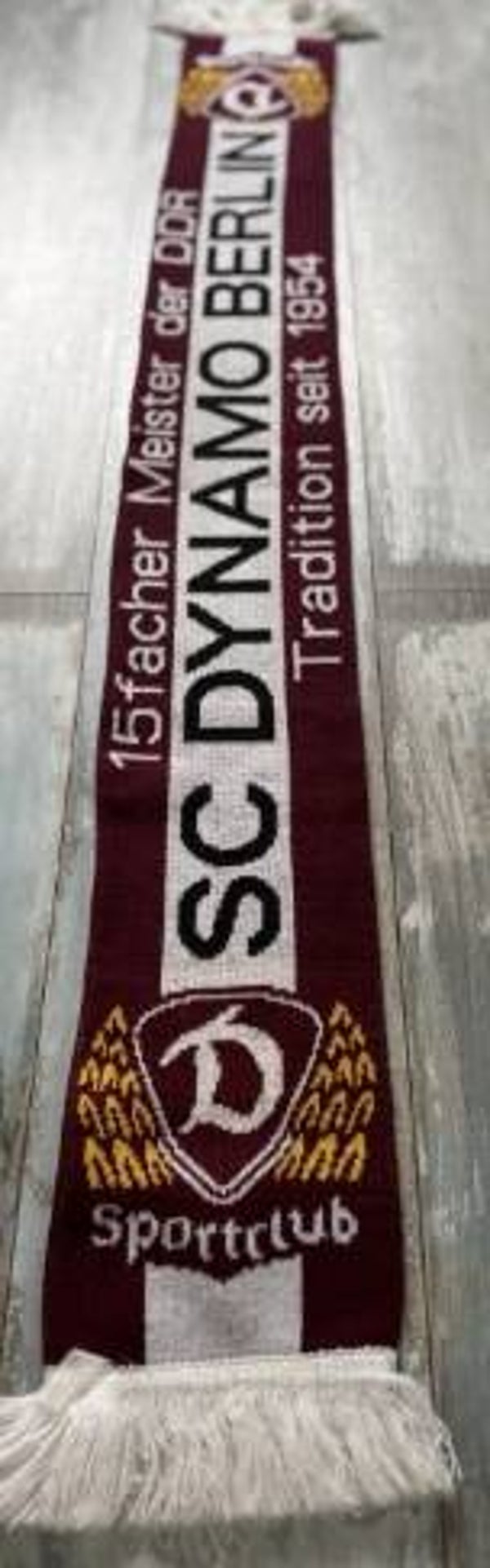 SC Dynamo Berlin Fan Schal  ⚽️ DDR Sportclub 🏒 1954 - 1991   BFC