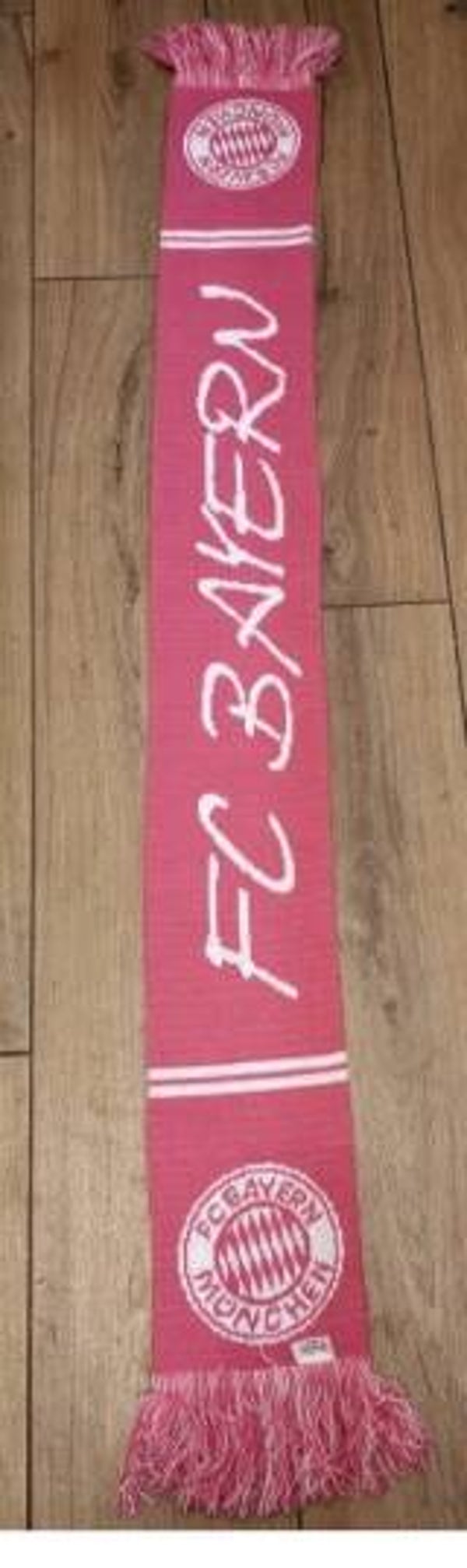 FC Bayern München Fan Schal Mit Fransen "Pink / Rosa /Glitzernd ⚽⚽⚽⚽