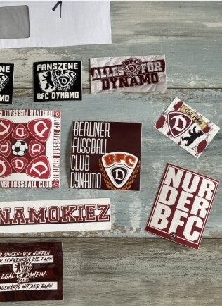 BFC Dynamo Berlin Fan Sticker ⚽️ 13 Stück ⚽️ BFC ⚽️ Ultra ⚽️