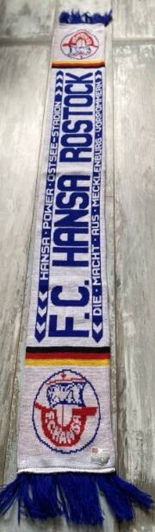 FC Hansa Rostock Fan Schal ⚽️ Die Macht Aus Mecklenburg Vorpommern 🧣⚽️🧣