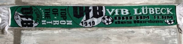 VfB Lübeck 1919 Fan Schal ⚽️ Dream Team Des Nordens ⚽️ 90‘er Schal 🧣⚽️🧣